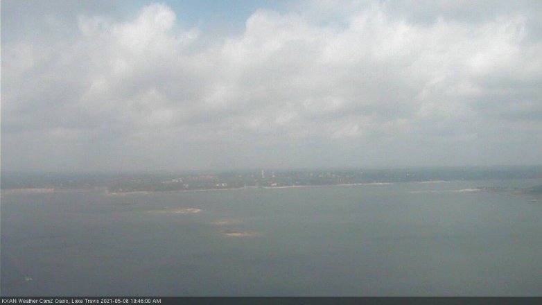 Lake Travis webcam, May 8, 2021 10:45 AM CT