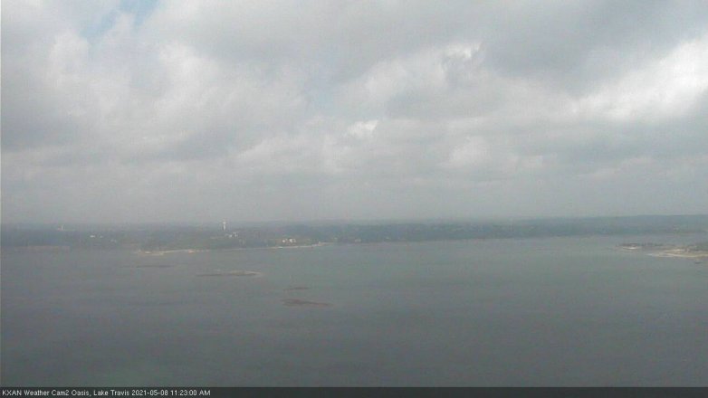 Lake Travis webcam, May 8, 2021 11:25 AM CT