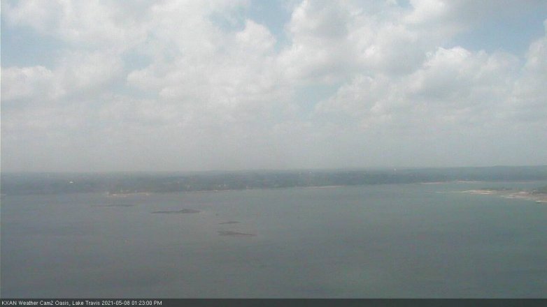 Lake Travis webcam, May 8, 2021 1:25 PM CT