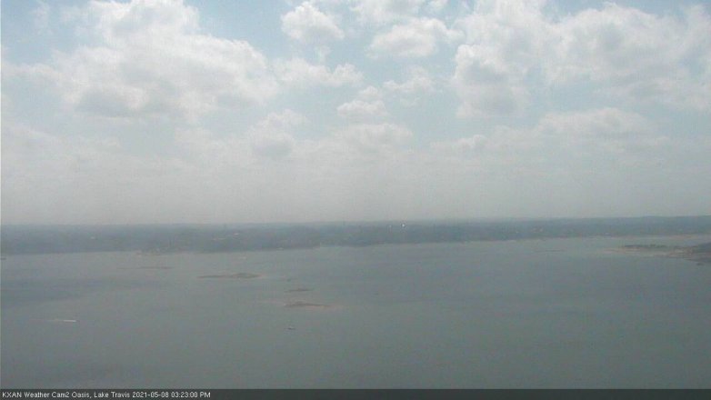 Lake Travis webcam, May 8, 2021 3:25 PM CT