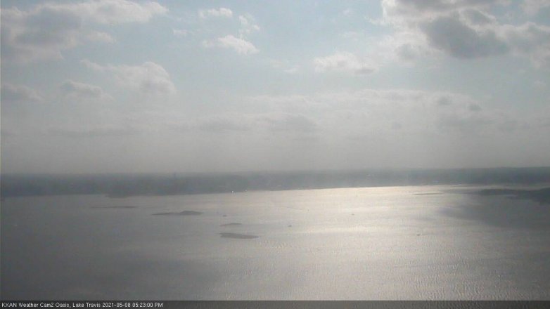 Lake Travis webcam, May 8, 2021 5:25 PM CT