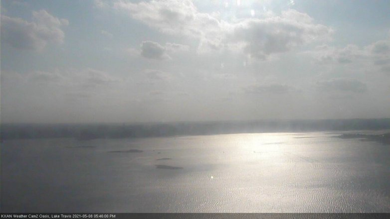 Lake Travis webcam, May 8, 2021 5:45 PM CT