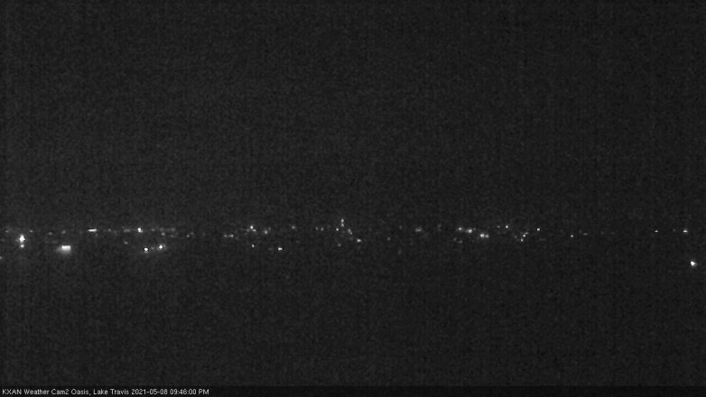Lake Travis webcam, May 8, 2021 9:45 PM CT