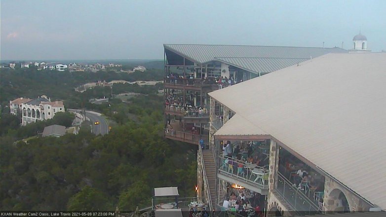 Lake Travis webcam, May 9, 2021 7:25 PM CT