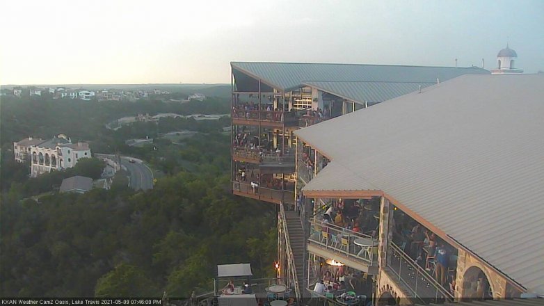 Lake Travis webcam, May 9, 2021 7:45 PM CT