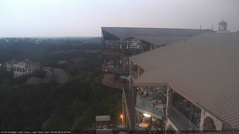 Lake Travis webcam, May 9, 2021 8:25 PM CT