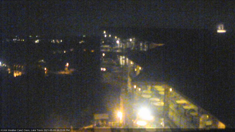 Lake Travis webcam, May 9, 2021 9:25 PM CT