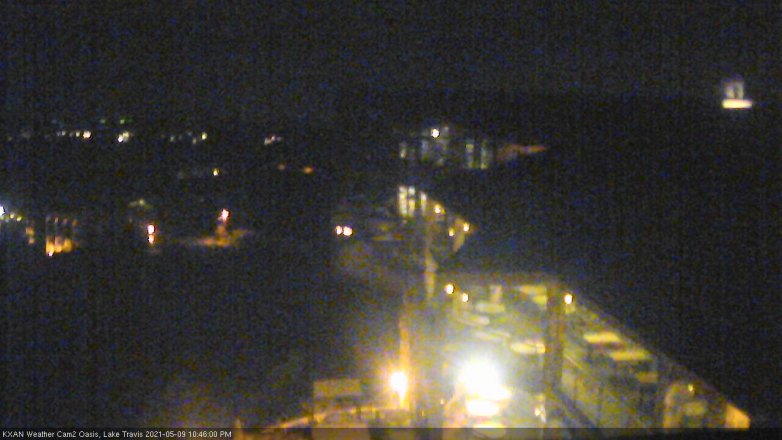 Lake Travis webcam, May 9, 2021 10:45 PM CT