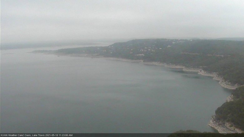 Lake Travis webcam, May 10, 2021 11:25 AM CT