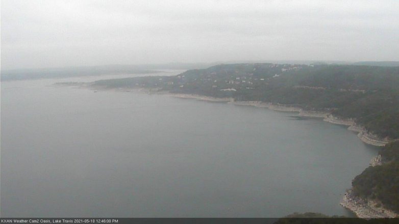 Lake Travis webcam, May 10, 2021 12:45 PM CT