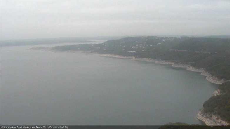 Lake Travis webcam, May 10, 2021 1:45 PM CT