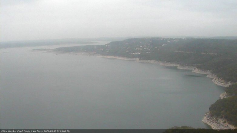 Lake Travis webcam, May 10, 2021 2:25 PM CT