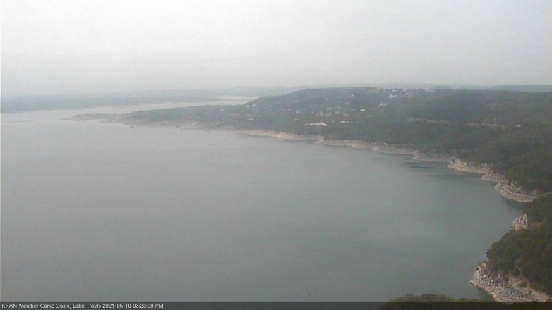 Lake Travis webcam, May 10, 2021 3:25 PM CT