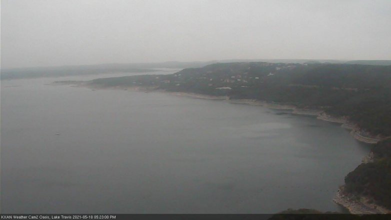 Lake Travis webcam, May 10, 2021 5:25 PM CT