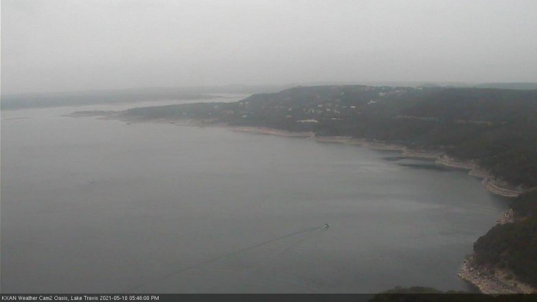 Lake Travis webcam, May 10, 2021 5:45 PM CT