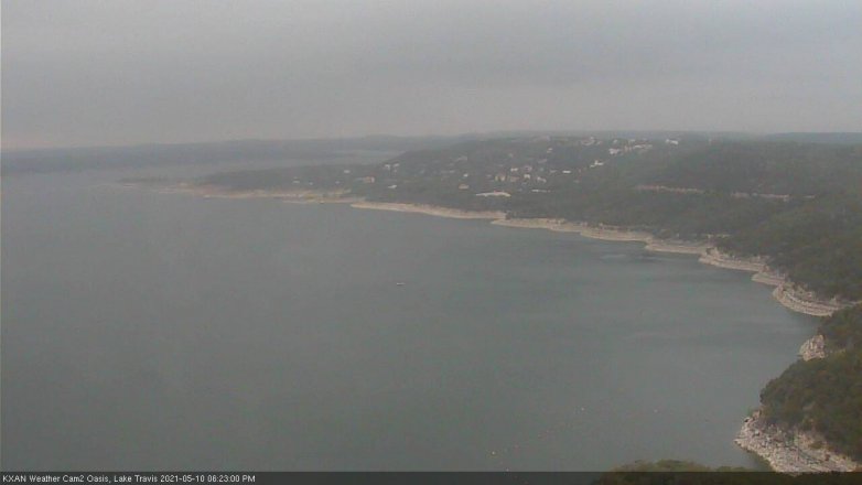 Lake Travis webcam, May 10, 2021 6:25 PM CT
