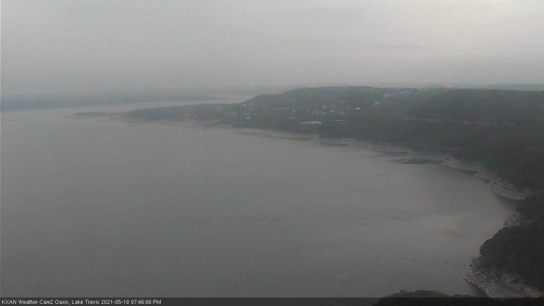 Lake Travis webcam, May 10, 2021 7:45 PM CT