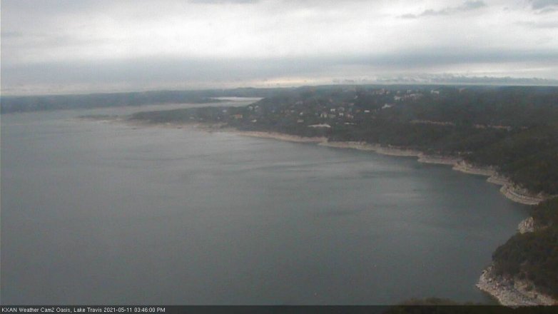 Lake Travis webcam, May 11, 2021 3:45 PM CT