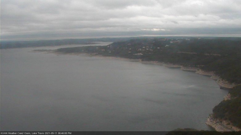 Lake Travis webcam, May 11, 2021 6:45 PM CT