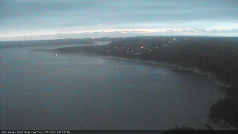 Lake Travis webcam, May 11, 2021 8:25 PM CT