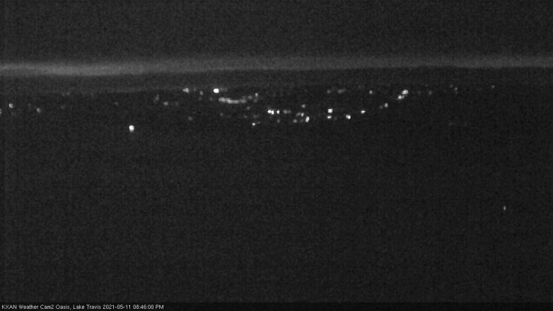 Lake Travis webcam, May 11, 2021 8:45 PM CT