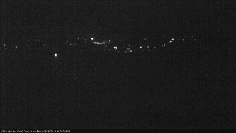 Lake Travis webcam, May 11, 2021 11:25 PM CT
