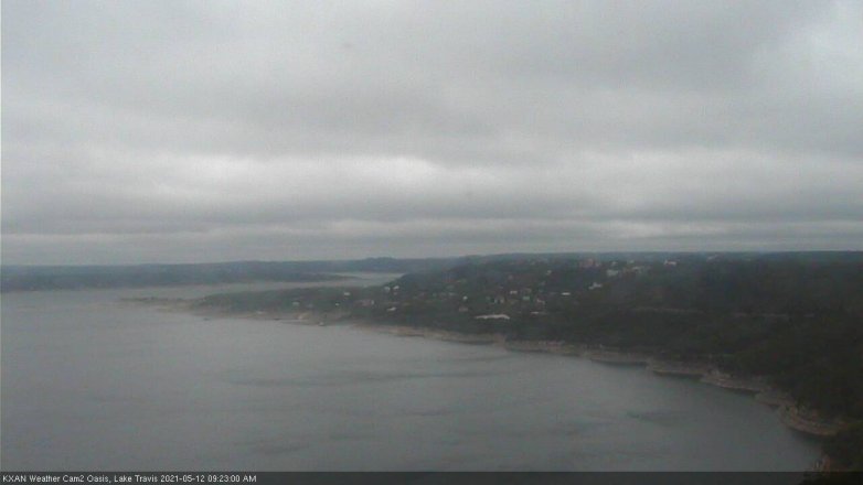 Lake Travis webcam, May 12, 2021 9:25 AM CT