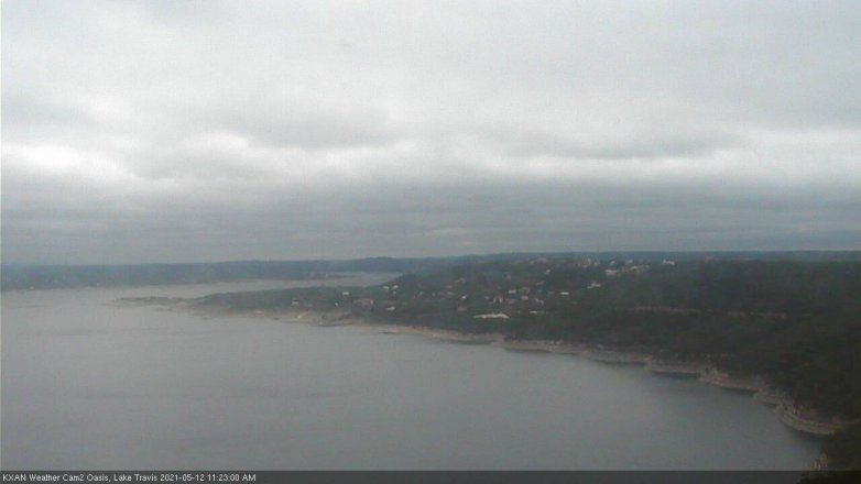 Lake Travis webcam, May 12, 2021 11:25 AM CT