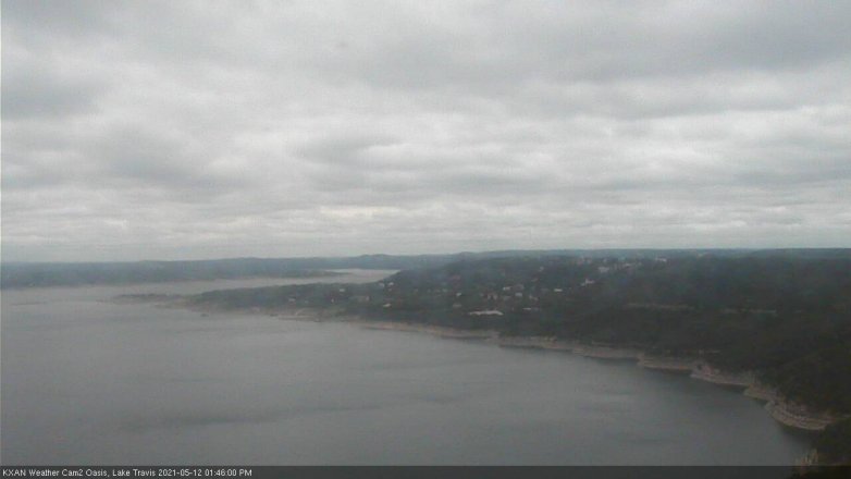 Lake Travis webcam, May 12, 2021 1:45 PM CT