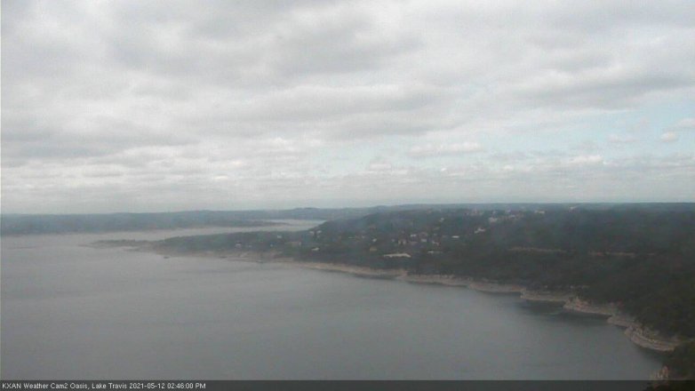 Lake Travis webcam, May 12, 2021 2:45 PM CT
