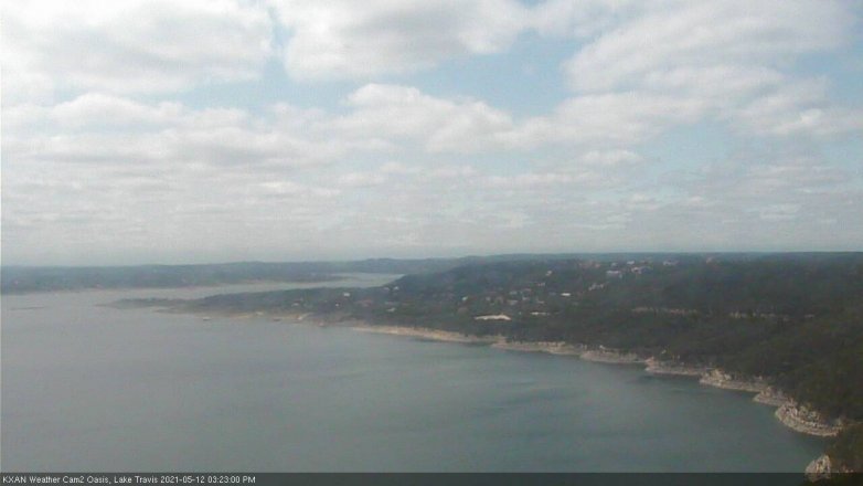 Lake Travis webcam, May 12, 2021 3:25 PM CT