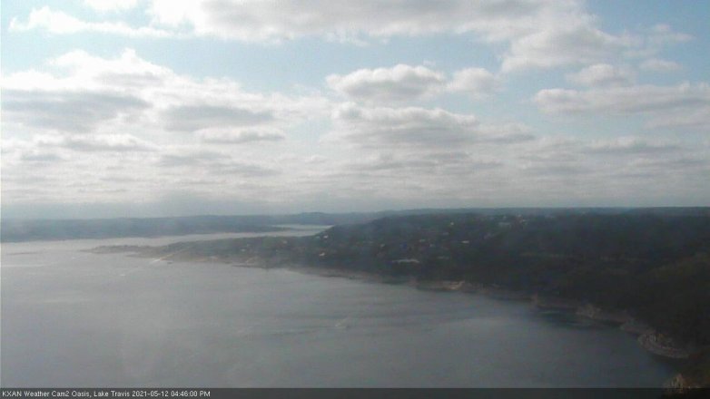 Lake Travis webcam, May 12, 2021 4:45 PM CT