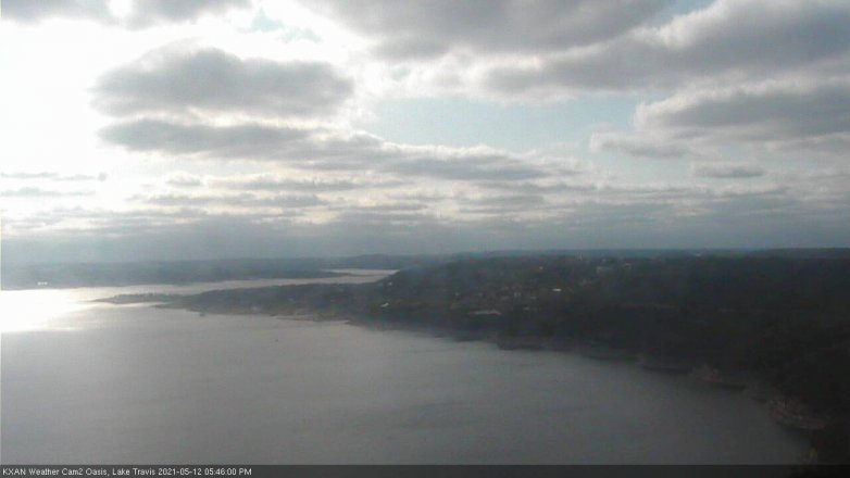 Lake Travis webcam, May 12, 2021 5:45 PM CT
