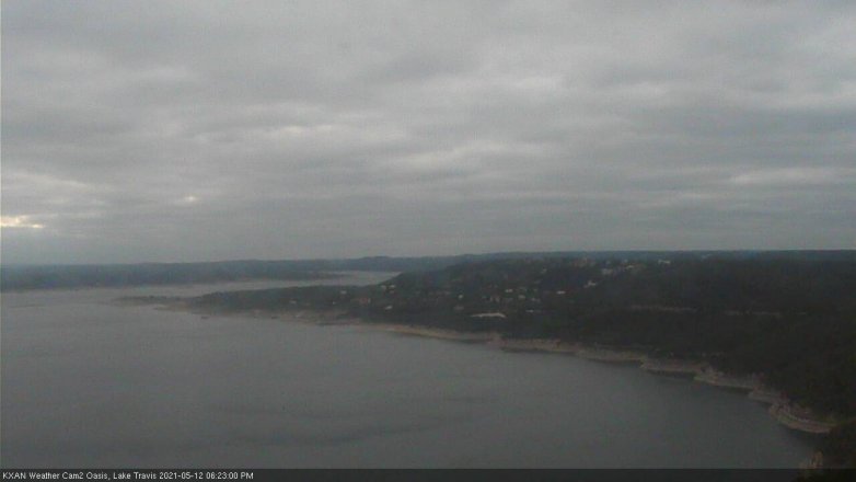 Lake Travis webcam, May 12, 2021 6:25 PM CT