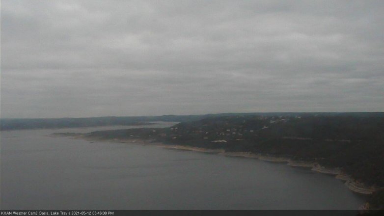 Lake Travis webcam, May 12, 2021 6:45 PM CT