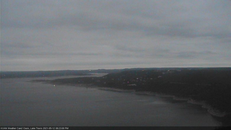 Lake Travis webcam, May 12, 2021 8:25 PM CT