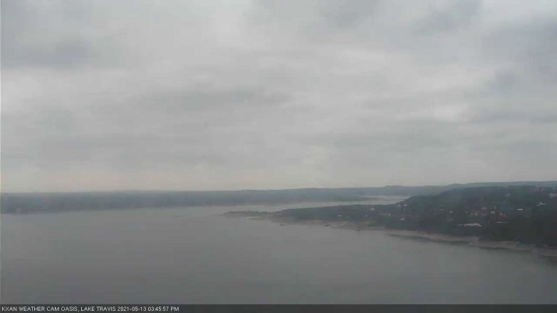 Lake Travis webcam, May 13, 2021 3:45 PM CT