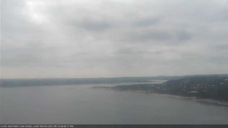 Lake Travis webcam, May 13, 2021 4:00 PM CT