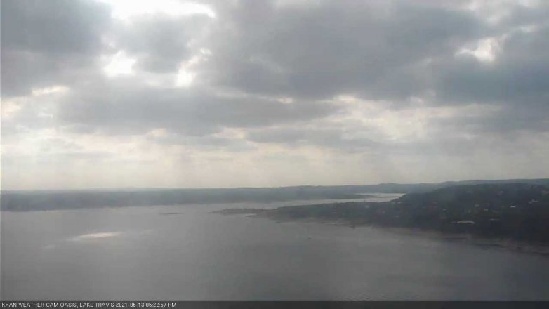 Lake Travis webcam, May 13, 2021 5:25 PM CT