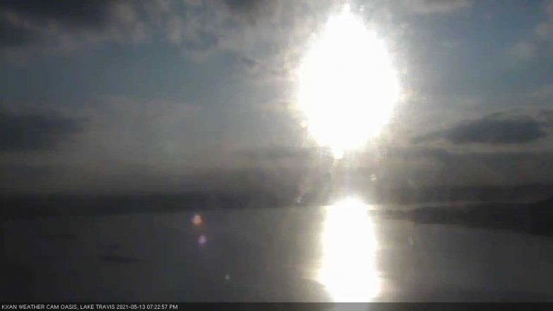 Lake Travis webcam, May 13, 2021 7:25 PM CT