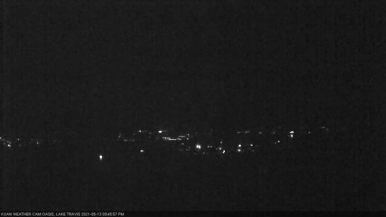 Lake Travis webcam, May 13, 2021 9:45 PM CT