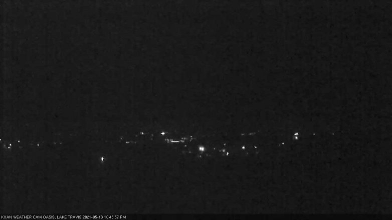 Lake Travis webcam, May 13, 2021 10:45 PM CT