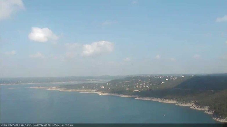 Lake Travis webcam, May 14, 2021 10:25 AM CT