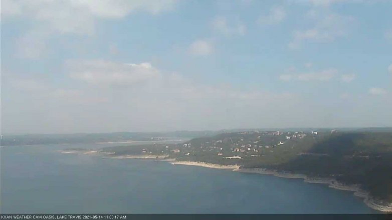 Lake Travis webcam, May 14, 2021 11:00 AM CT
