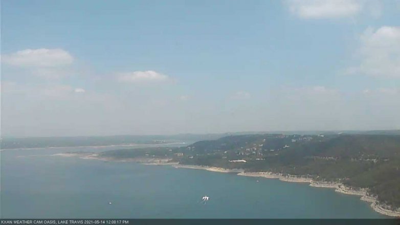 Lake Travis webcam, May 14, 2021 12:00 PM CT