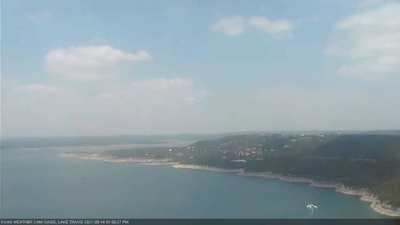 Lake Travis webcam, May 14, 2021 1:00 PM CT