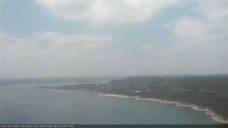 Lake Travis webcam, May 14, 2021 2:00 PM CT