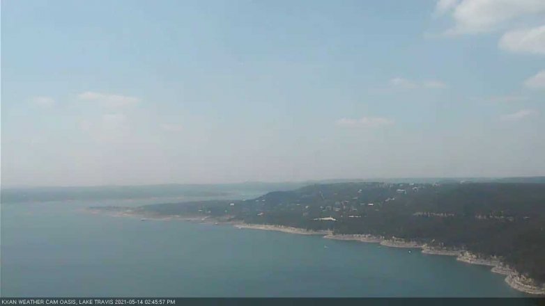 Lake Travis webcam, May 14, 2021 2:45 PM CT