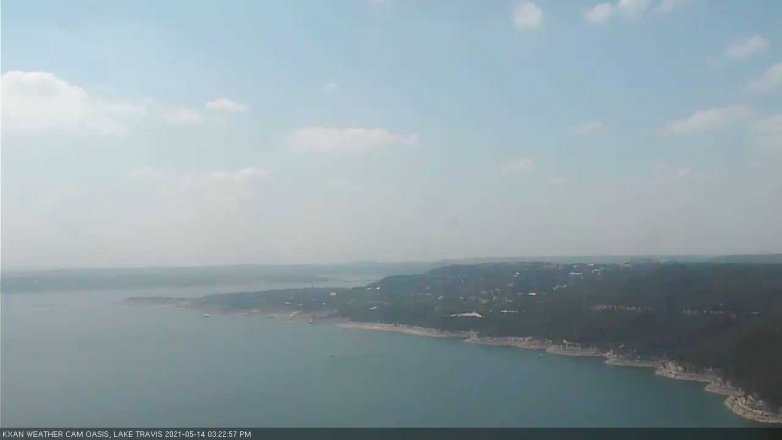 Lake Travis webcam, May 14, 2021 3:25 PM CT