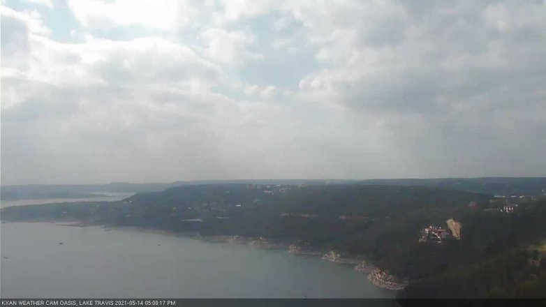 Lake Travis webcam, May 14, 2021 5:00 PM CT